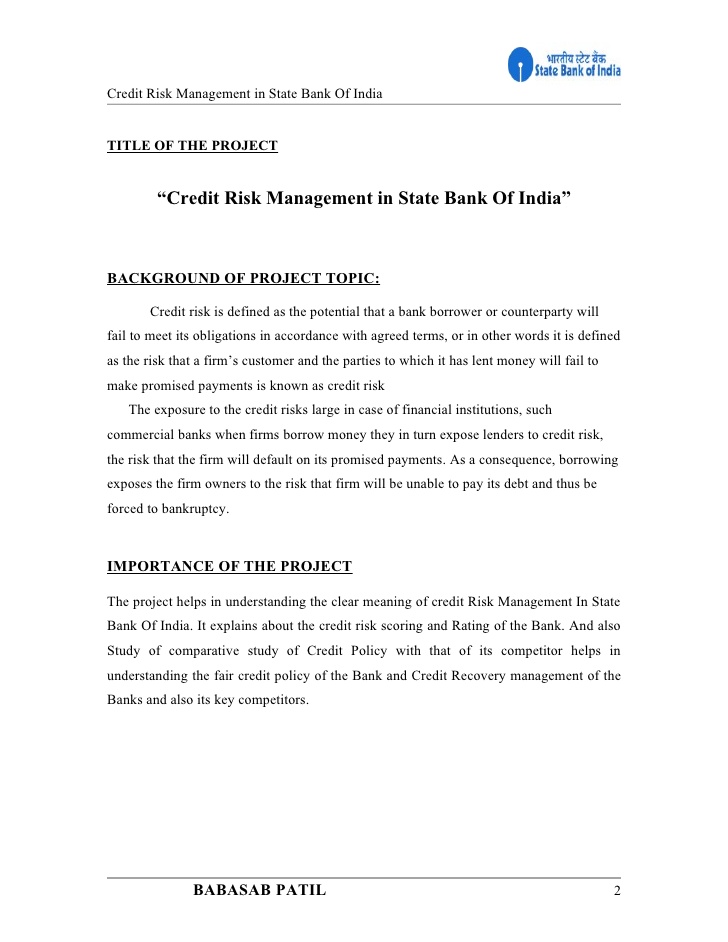 Mba project report on operation management pdf